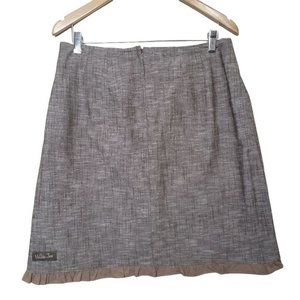 Women's Matilda Jane Hammond Bay Brown Beth Ruffled Skirt Size Medium